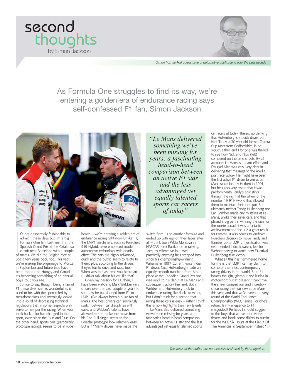 GT Porsche Preview Pages