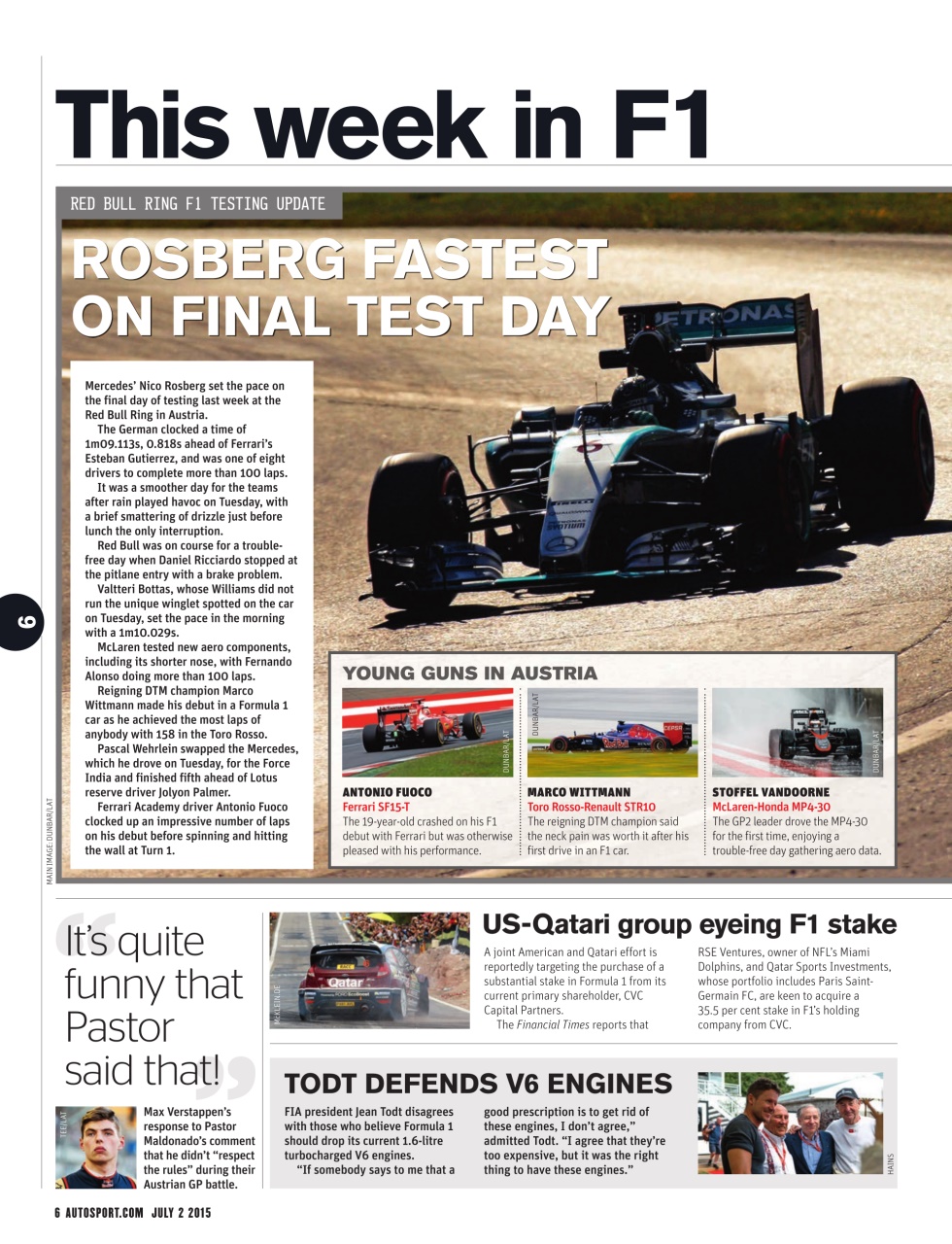 Autosport Preview Pages