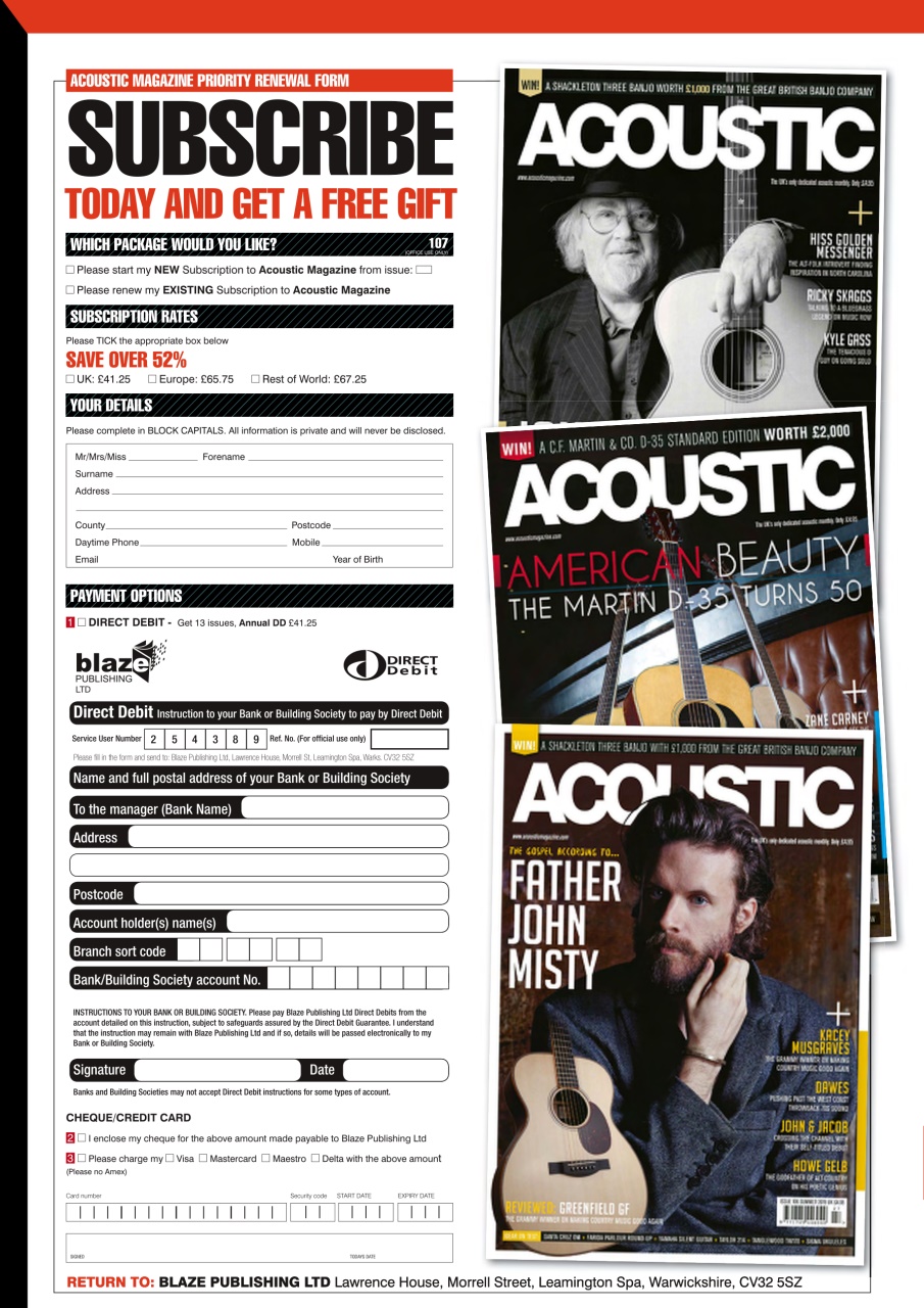 Acoustic Preview Pages