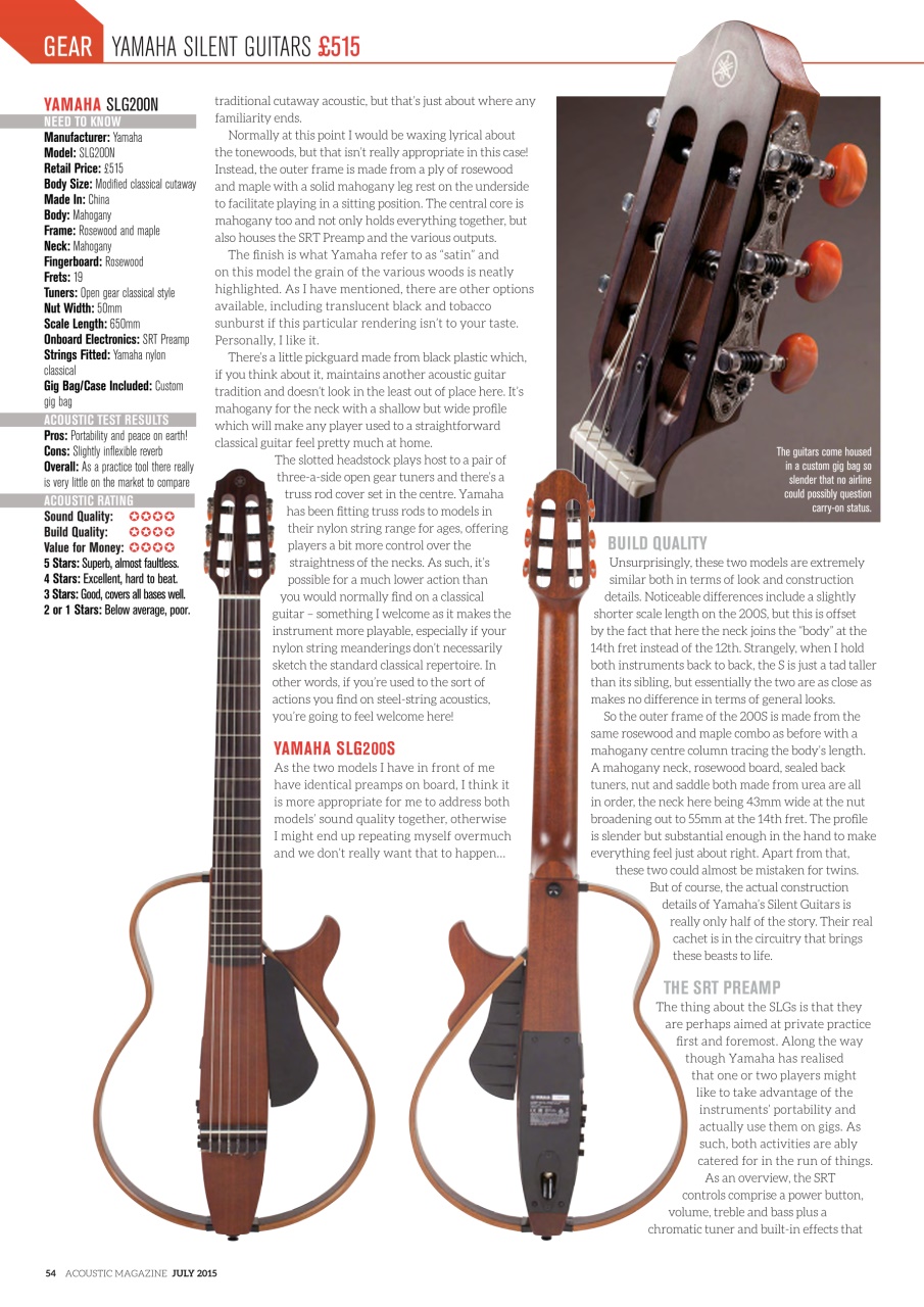 Acoustic Preview Pages