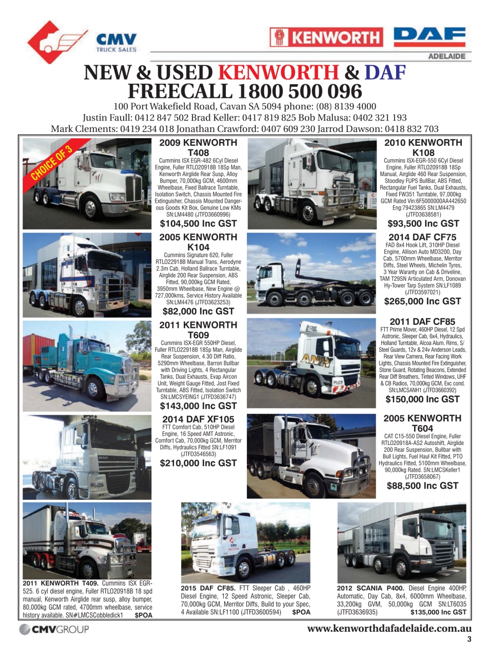 JUST TRUCKS Preview Pages
