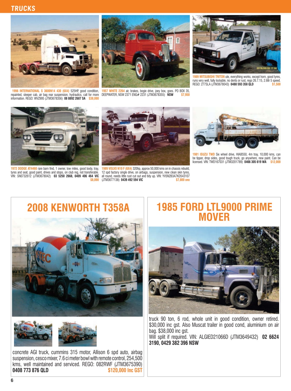 JUST TRUCKS Preview Pages