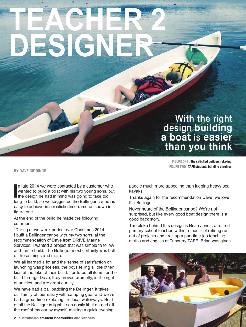 Australian Amateur Boat Builder Preview Pages