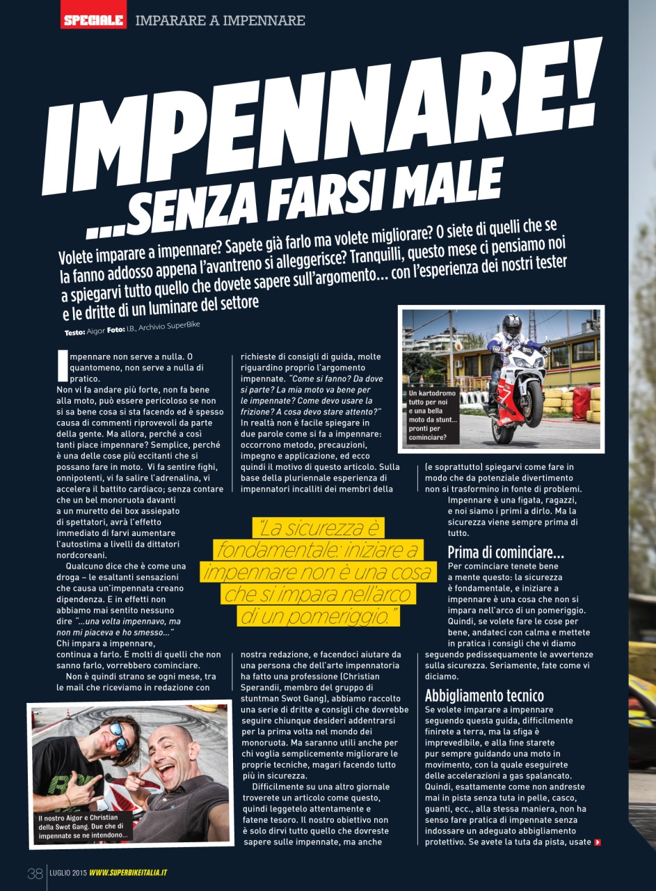 Superbike Italia Preview Pages
