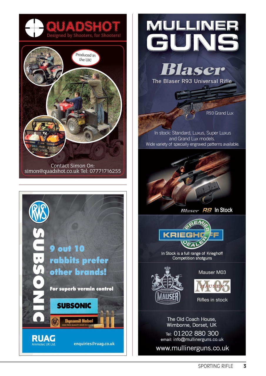 Sporting Rifle Preview Pages