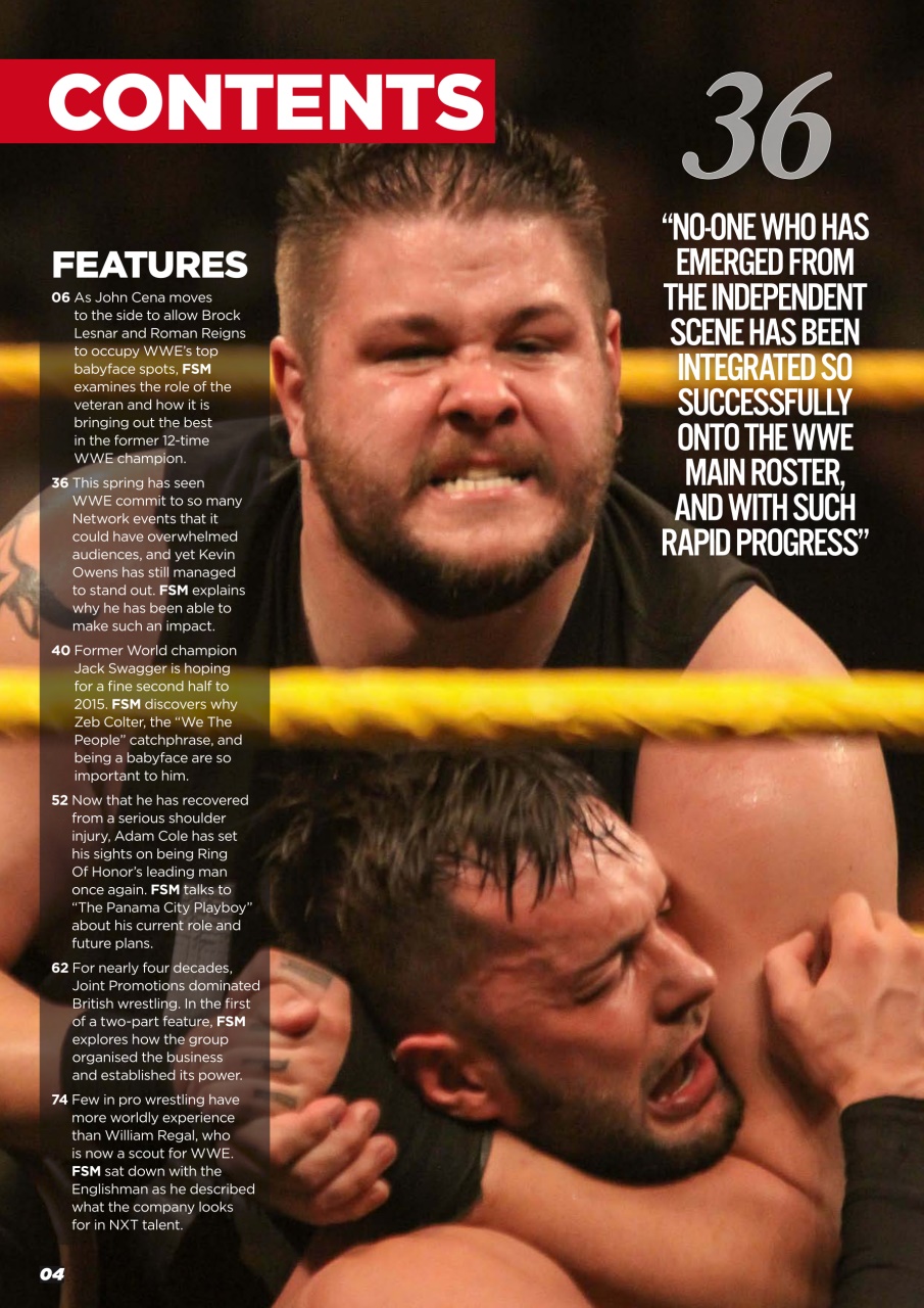 Wrestletalk Magazine Preview Pages