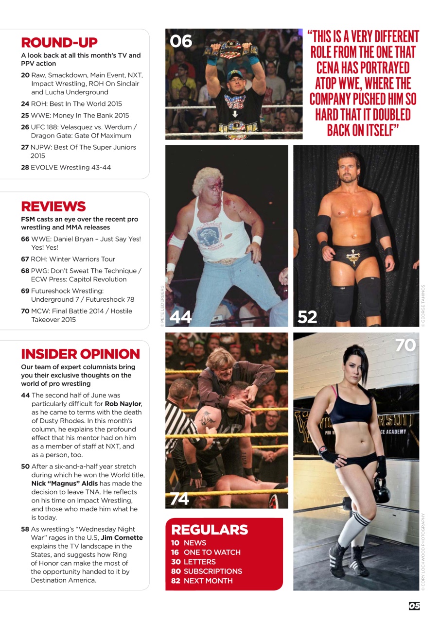 Wrestletalk Magazine Preview Pages