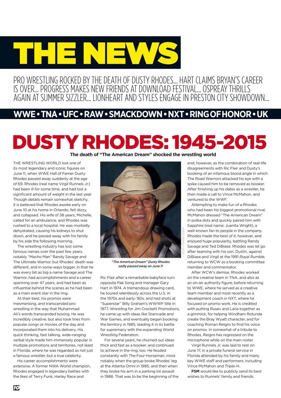 Wrestletalk Magazine Preview Pages