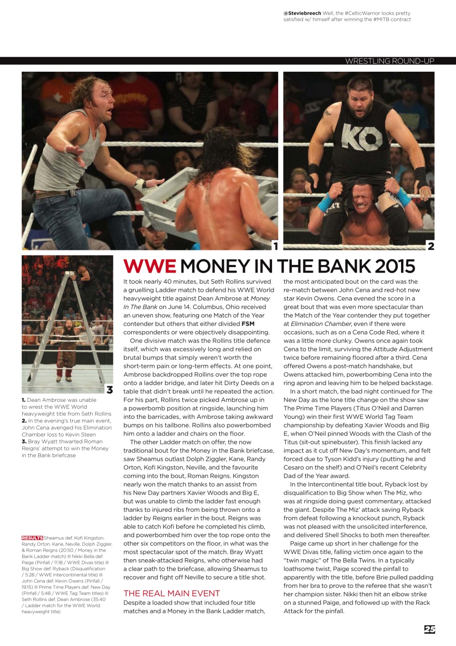 Wrestletalk Magazine Preview Pages