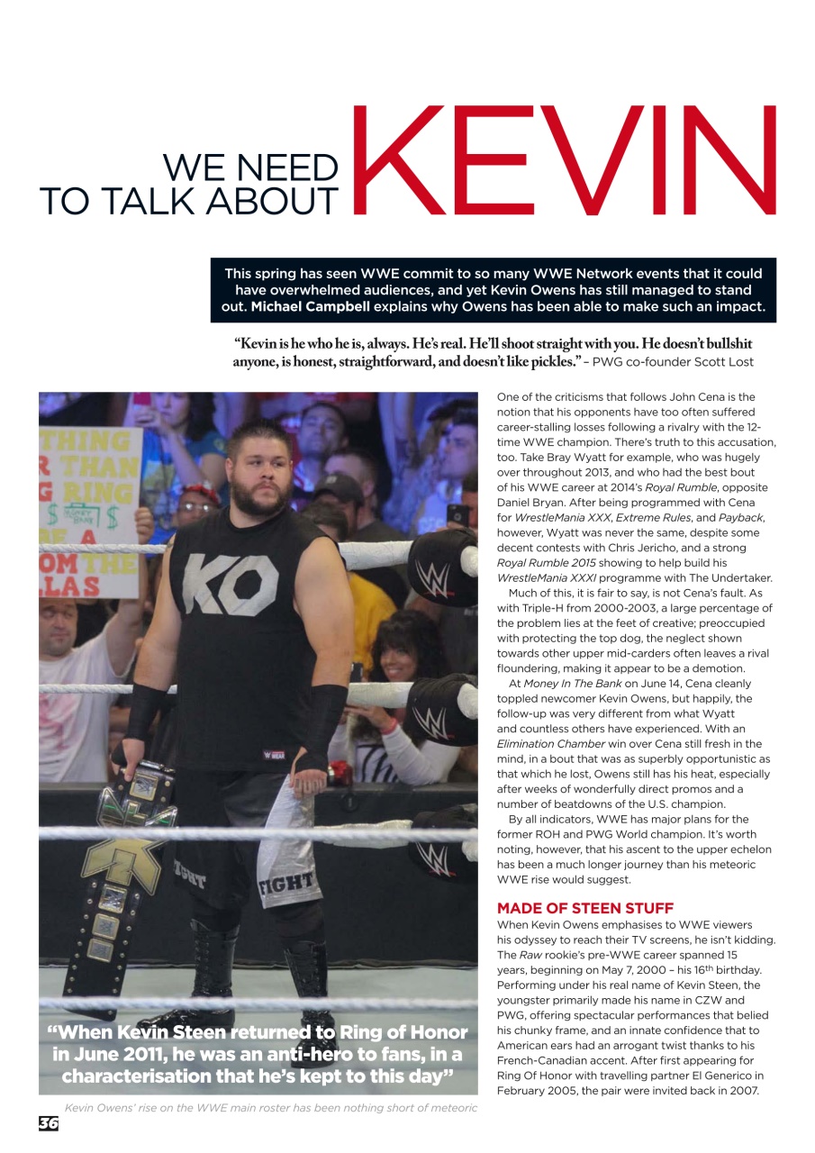 Wrestletalk Magazine Preview Pages