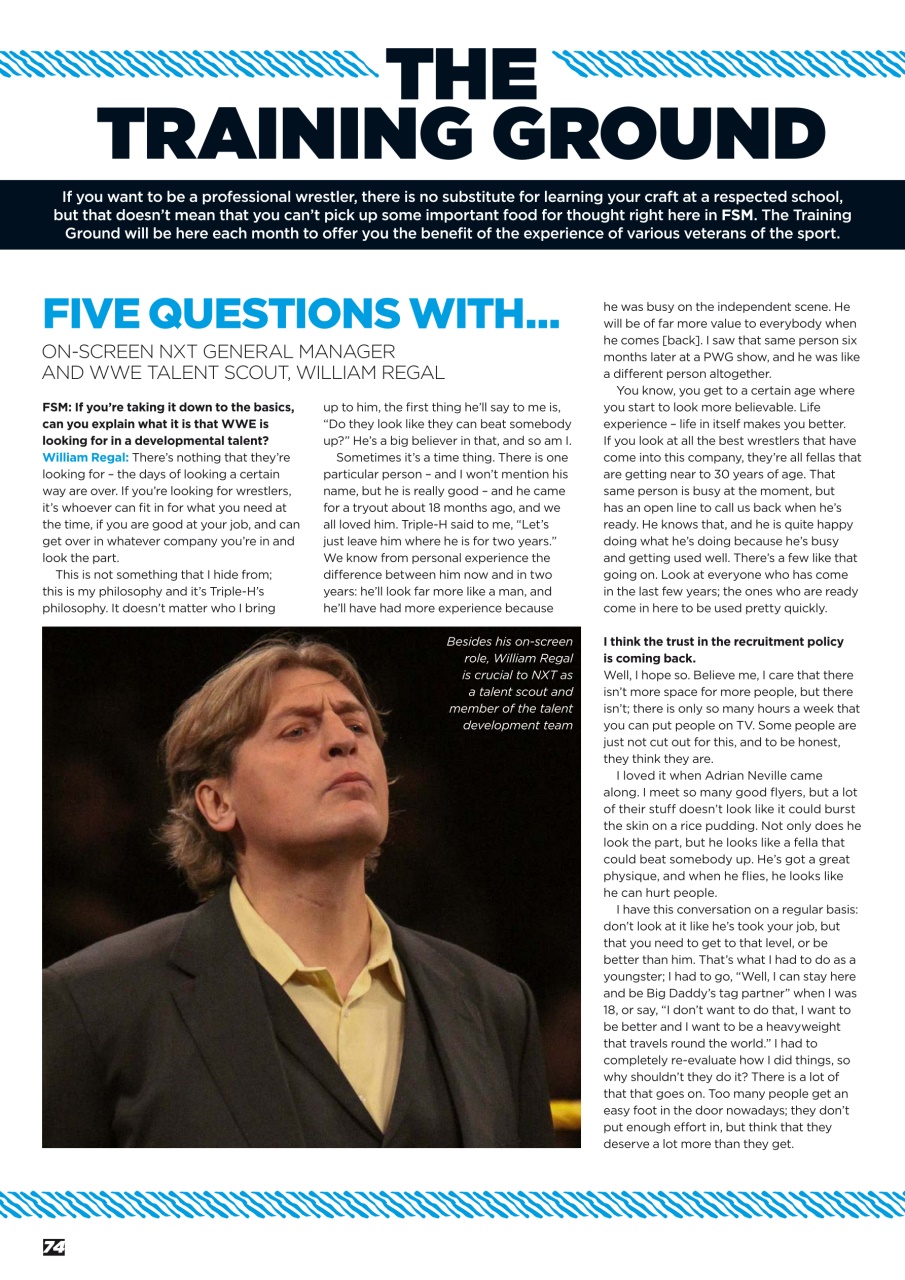 Wrestletalk Magazine Preview Pages