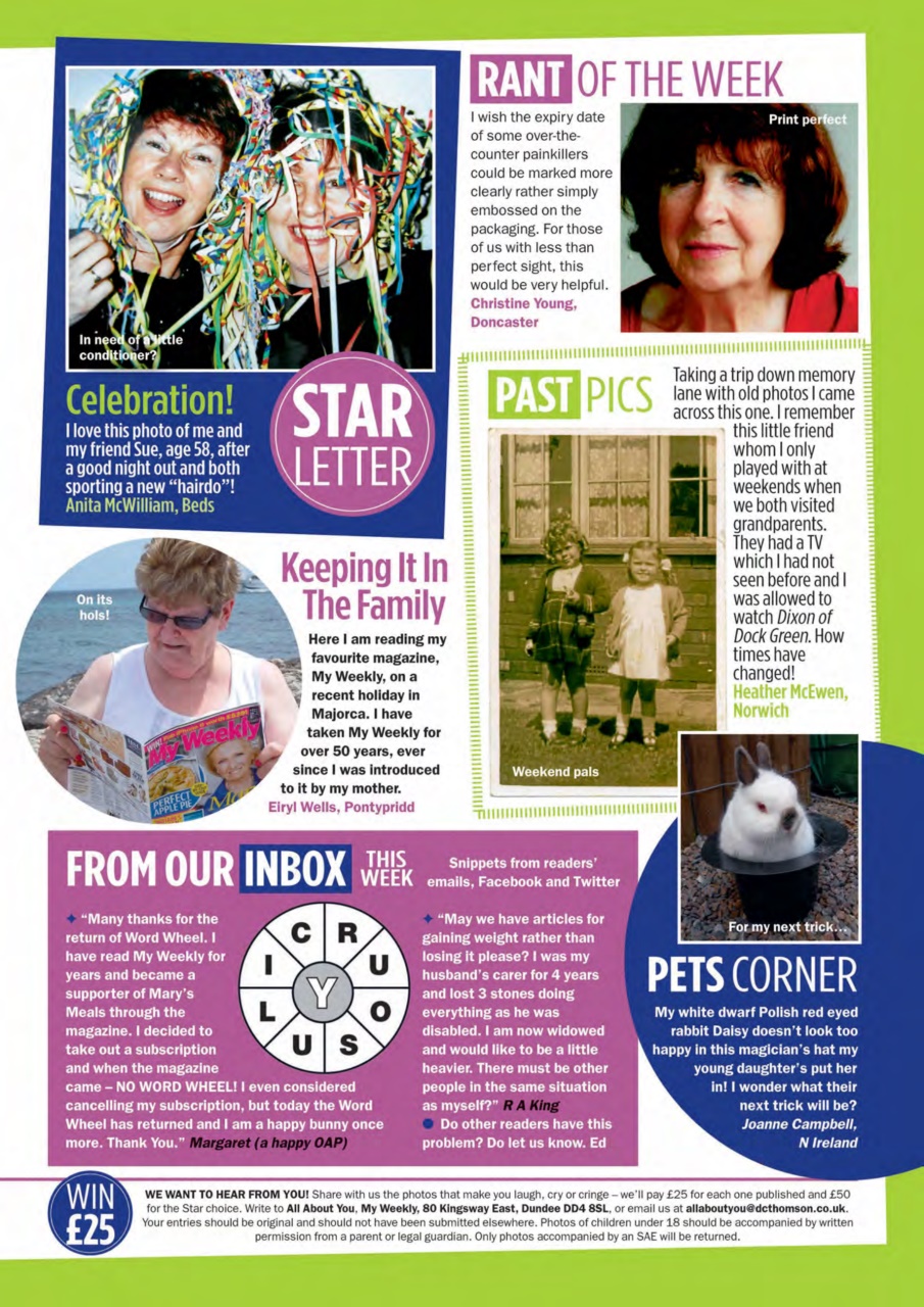 My Weekly Preview Pages