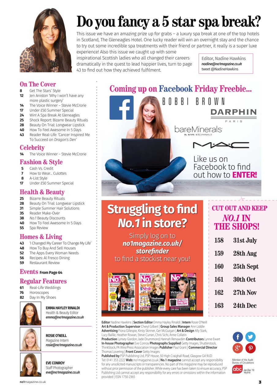 Number 1 Magazine Preview Pages