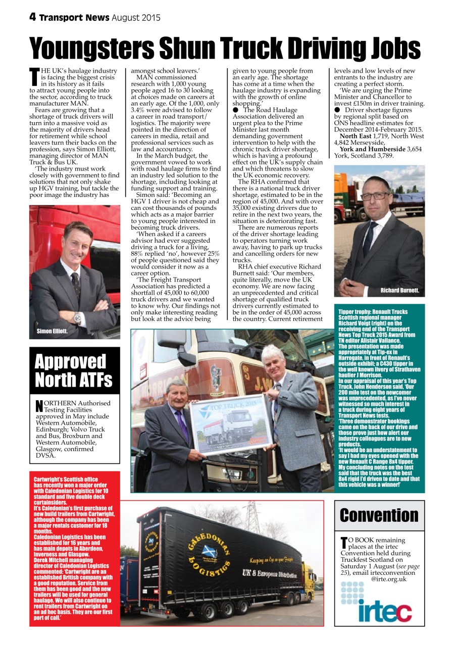 Transport News Preview Pages