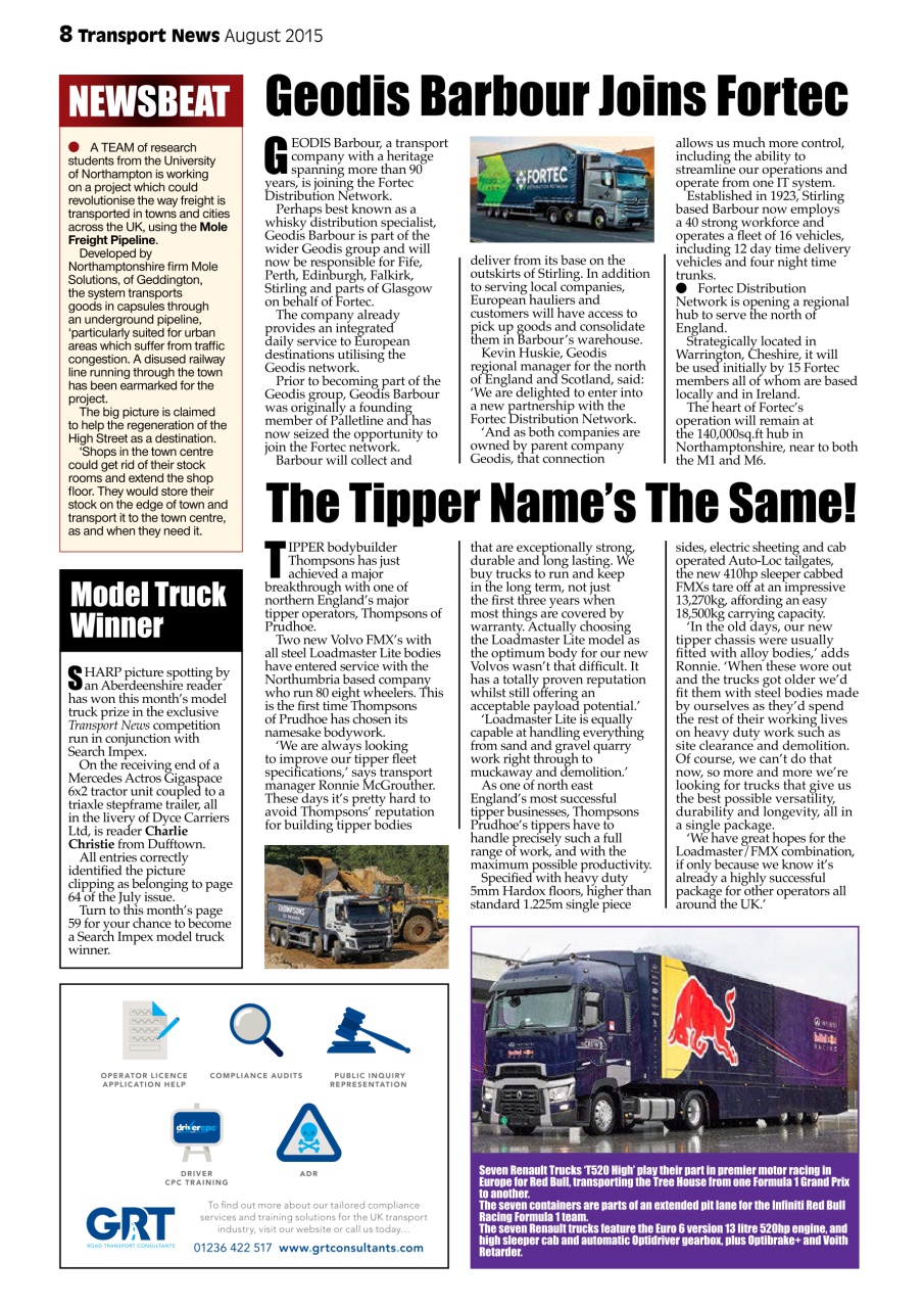 Transport News Preview Pages
