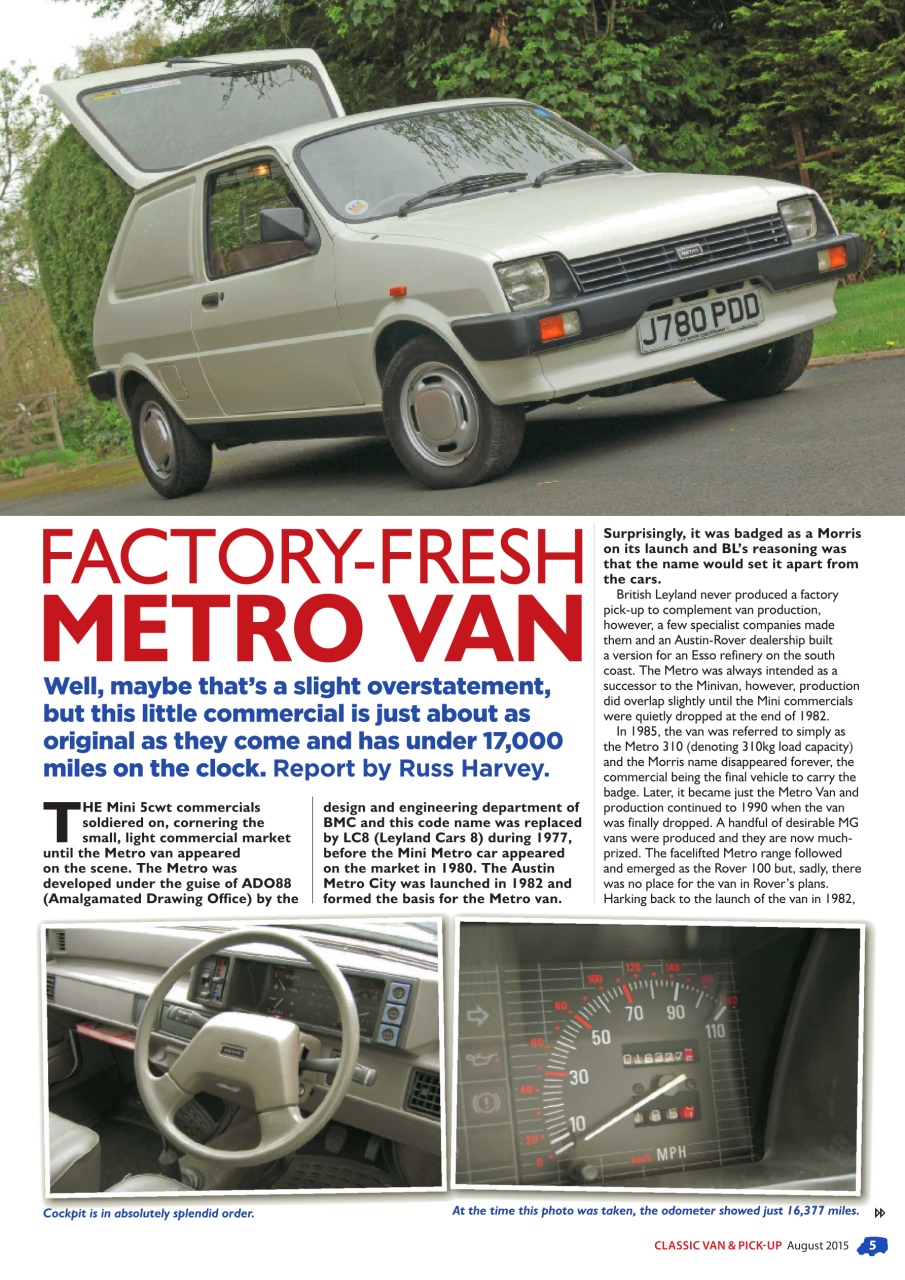 Classic Van & Pick-up Preview Pages