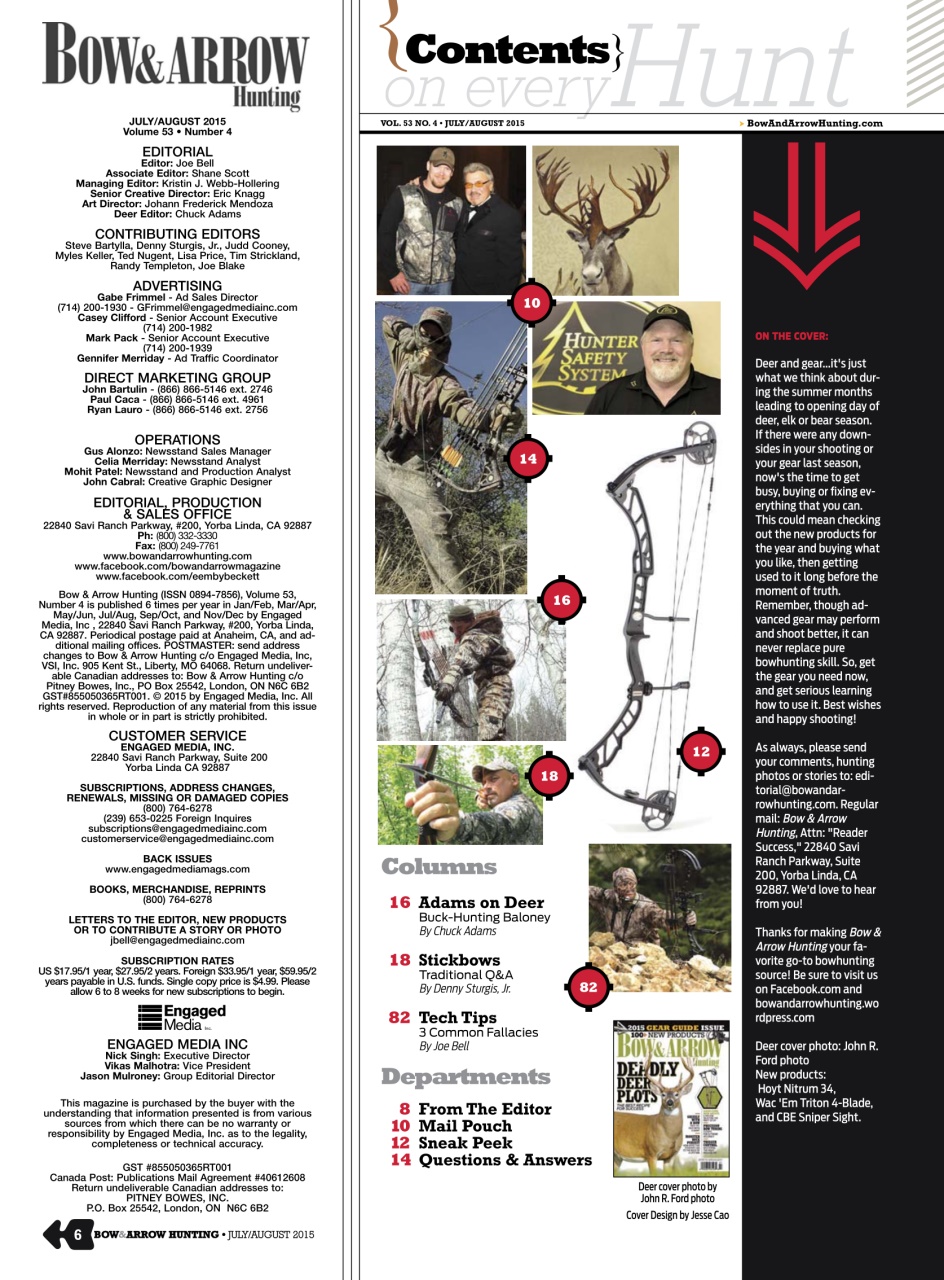 Bow & Arrow Hunting Preview Pages