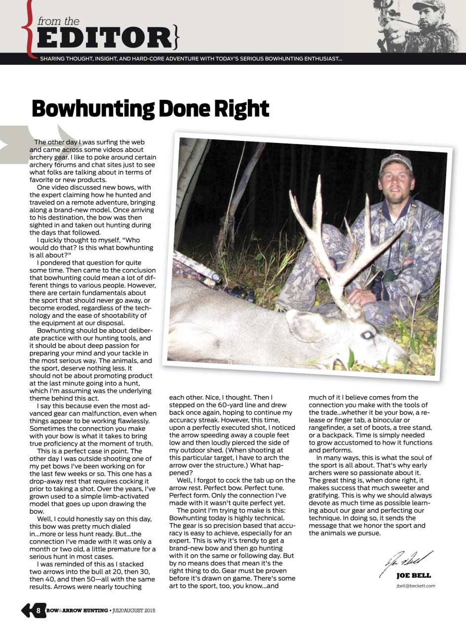 Bow & Arrow Hunting Preview Pages