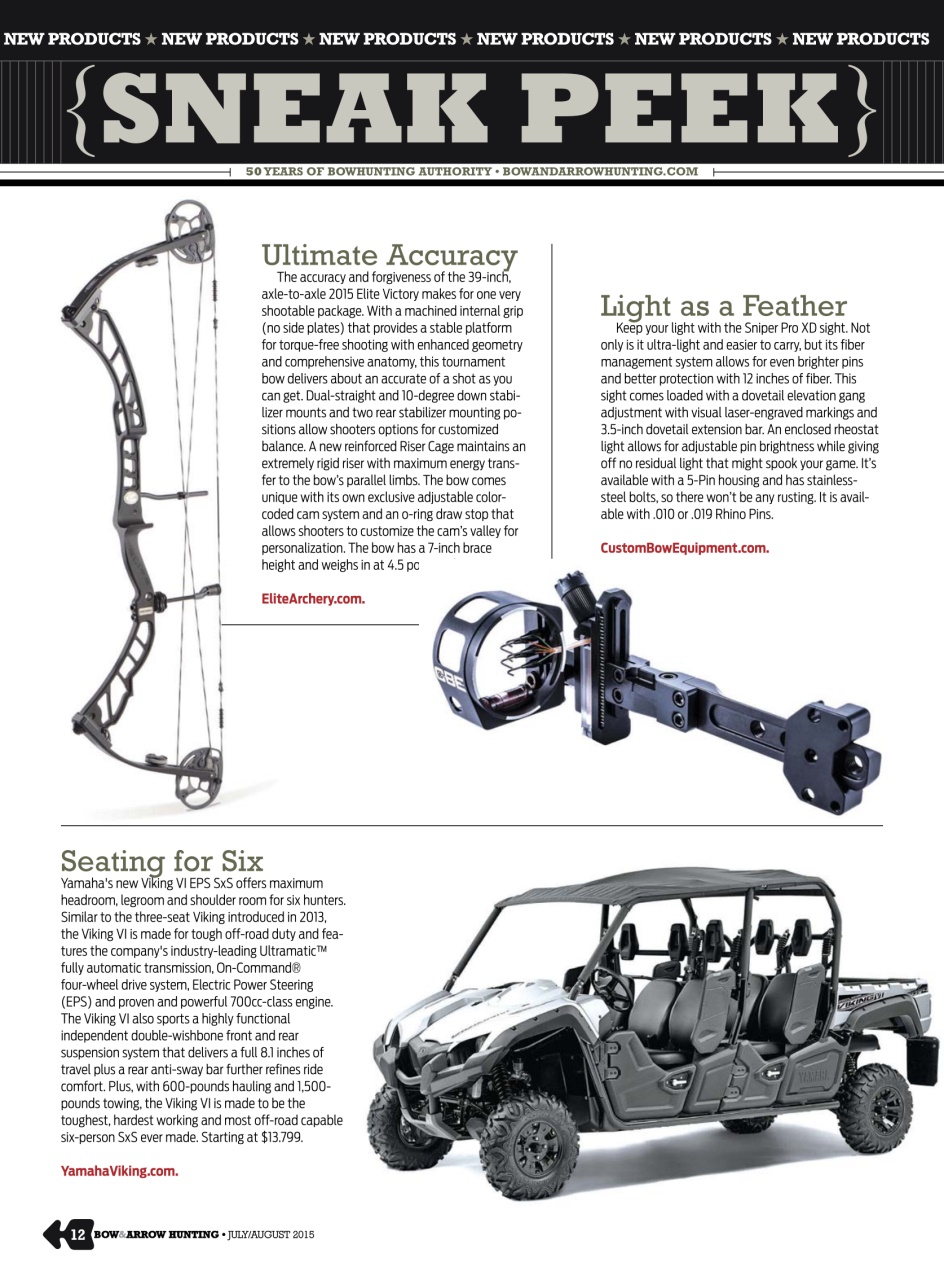 Bow & Arrow Hunting Preview Pages