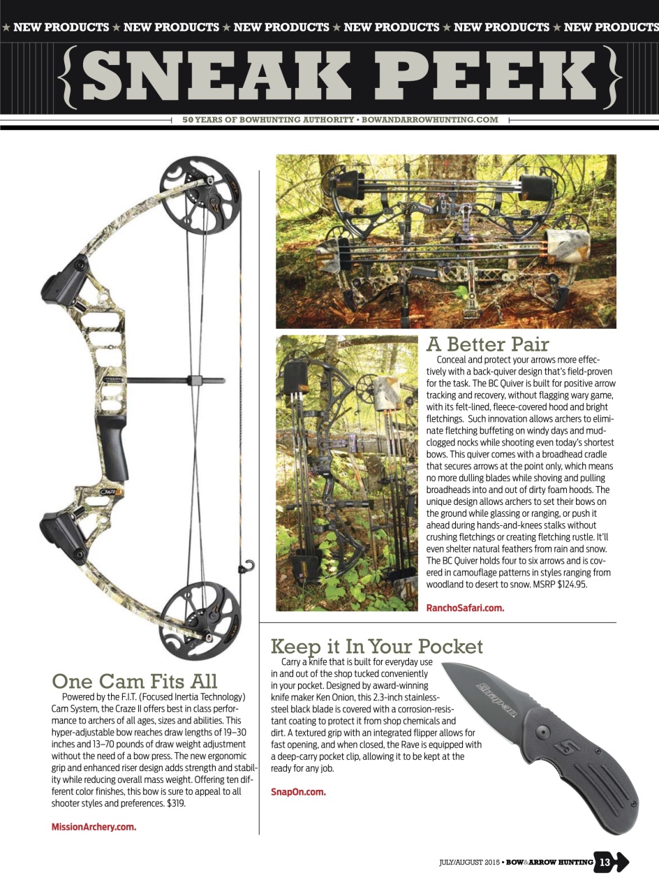 Bow & Arrow Hunting Preview Pages