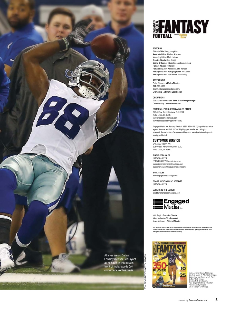 Engaged Sports Preview Pages