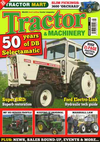 Tractor & Machinery issue Vol.21 No.10 50 Years of DB Selectamatic