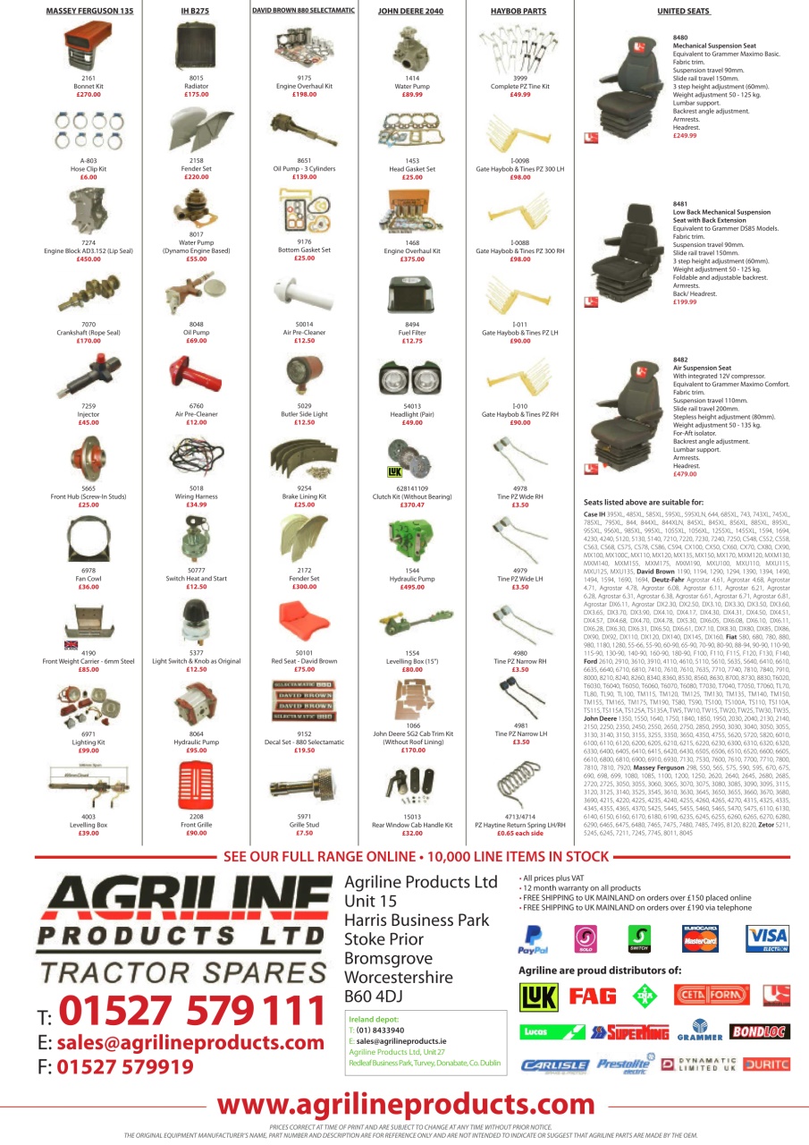 Tractor & Machinery Preview Pages