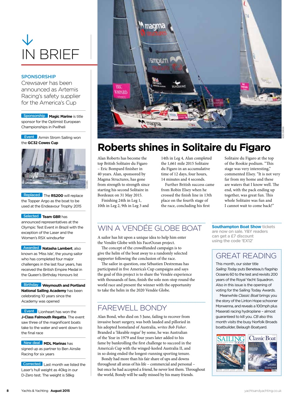 Yachts & Yachting Preview Pages