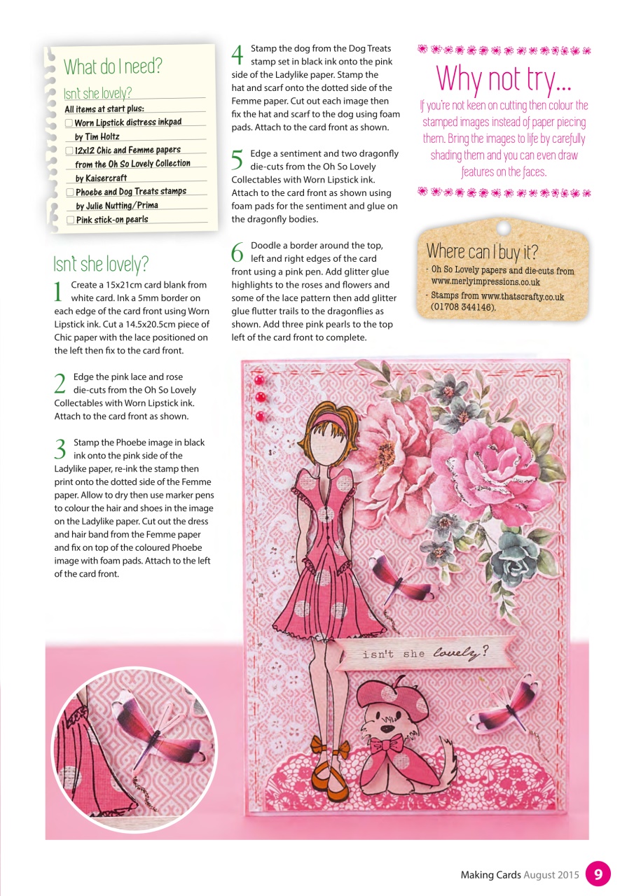 Making Cards & Papercraft Preview Pages