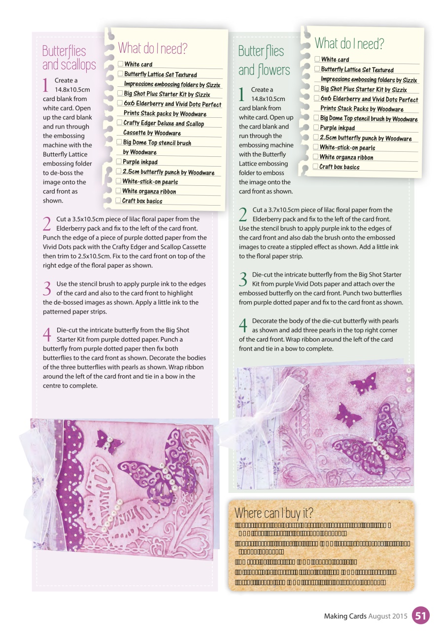 Making Cards & Papercraft Preview Pages