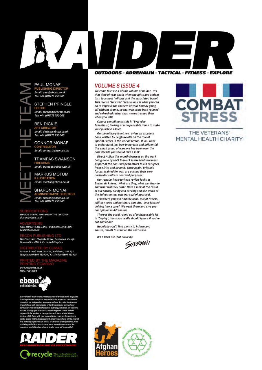 Raider Preview Pages