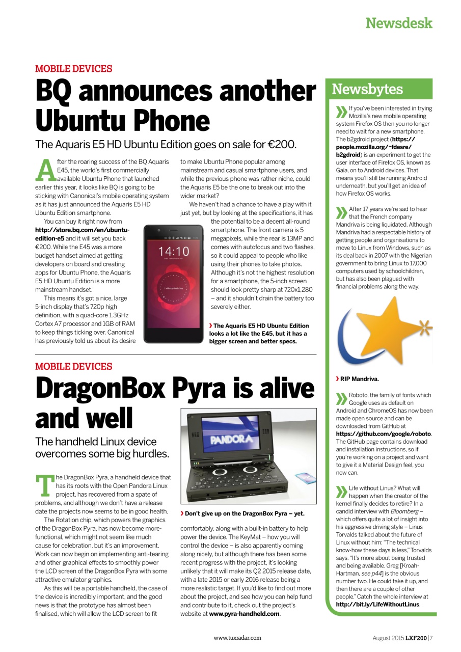 Linux Format Preview Pages