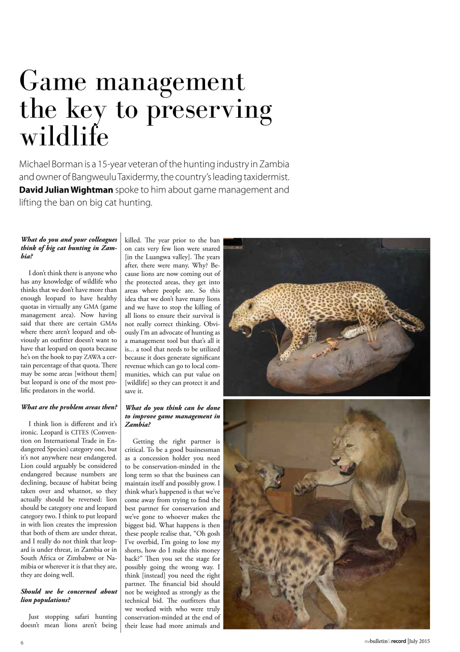 The Bulletin & Record Preview Pages