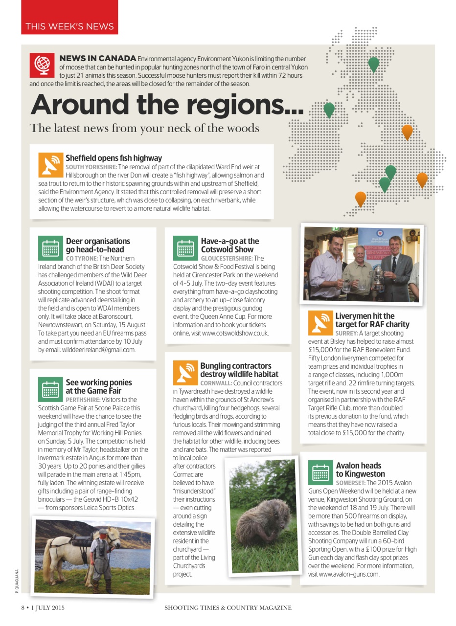 Shooting Times & Country Preview Pages