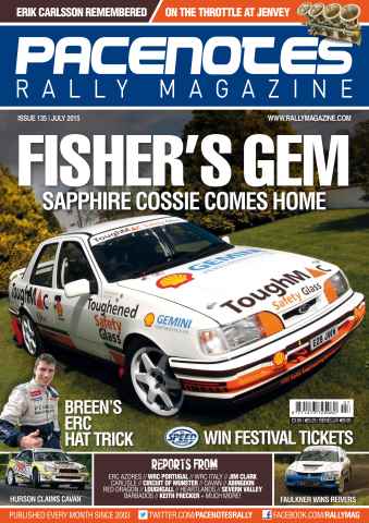 Pacenotes Rally magazine issue Issue 135 - July 2015