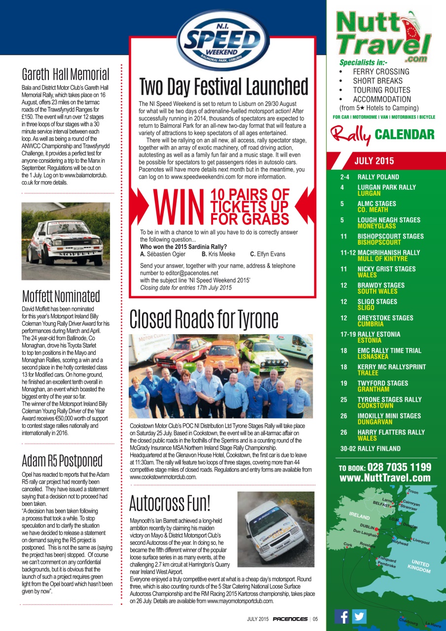 Pacenotes Rally magazine Preview Pages