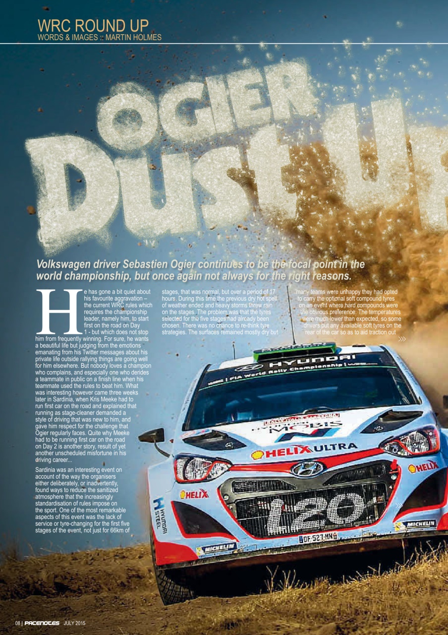 Pacenotes Rally magazine Preview Pages