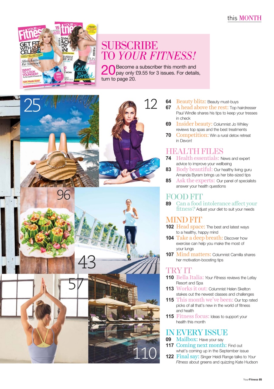 Health & Wellbeing Preview Pages