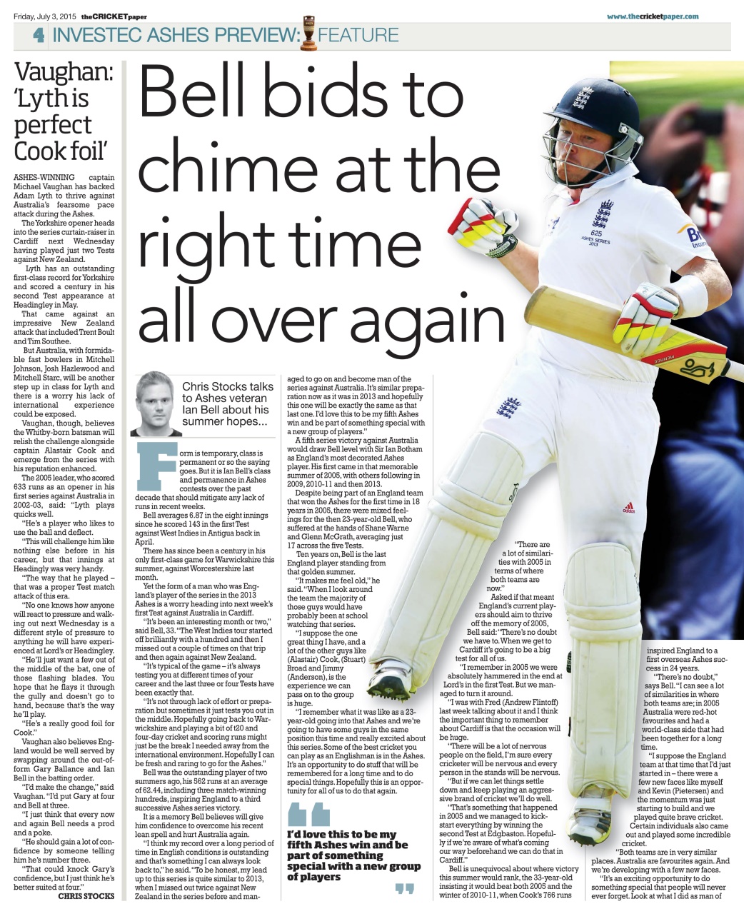 The Cricket Paper Preview Pages