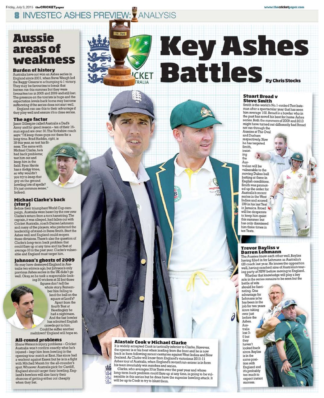 The Cricket Paper Preview Pages