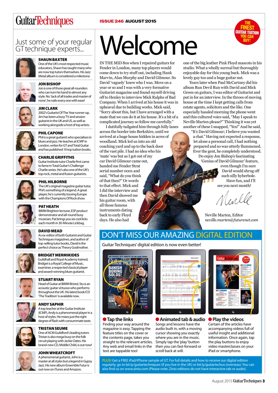 Guitar Techniques Preview Pages