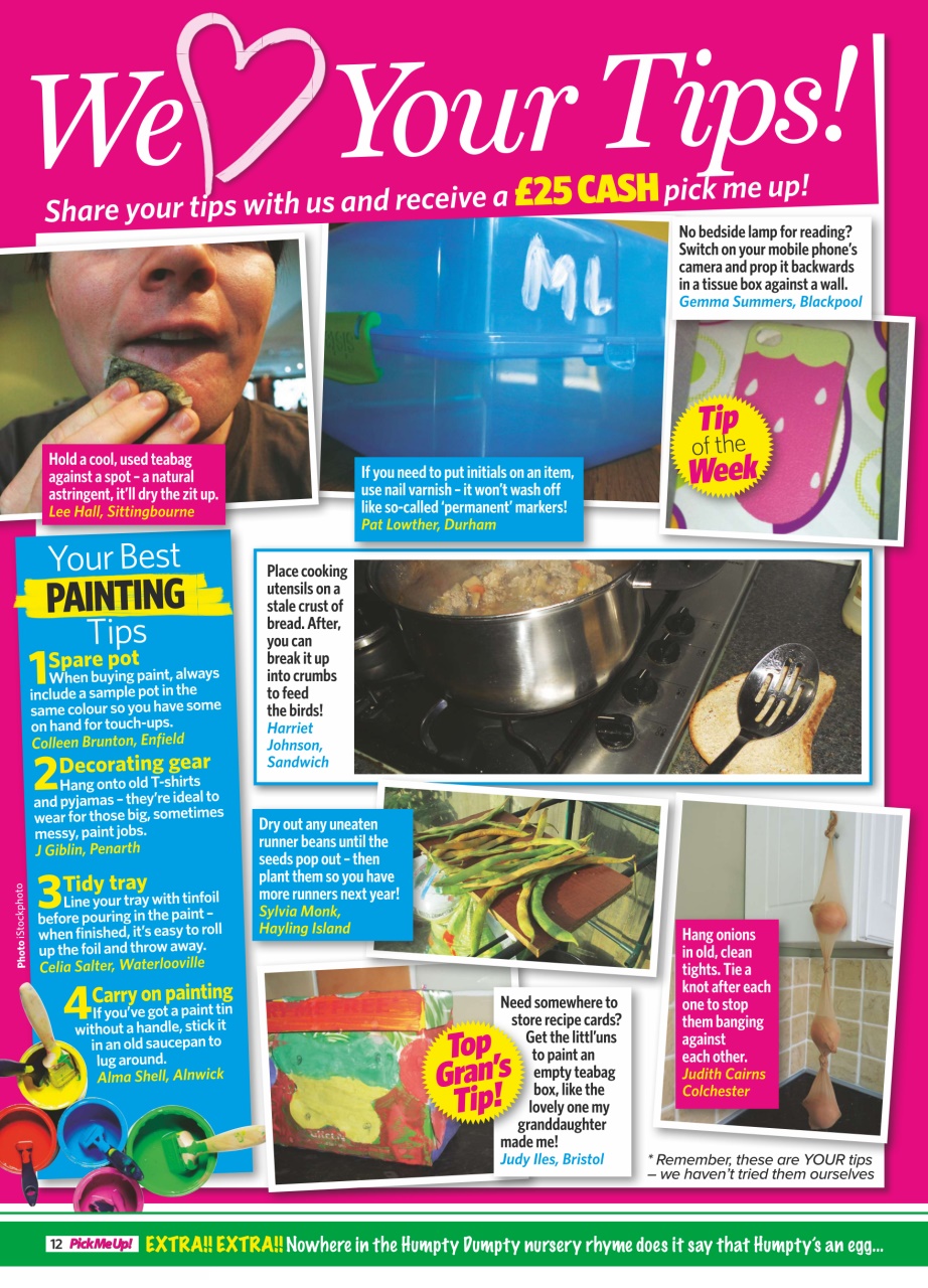 Pick Me Up Preview Pages