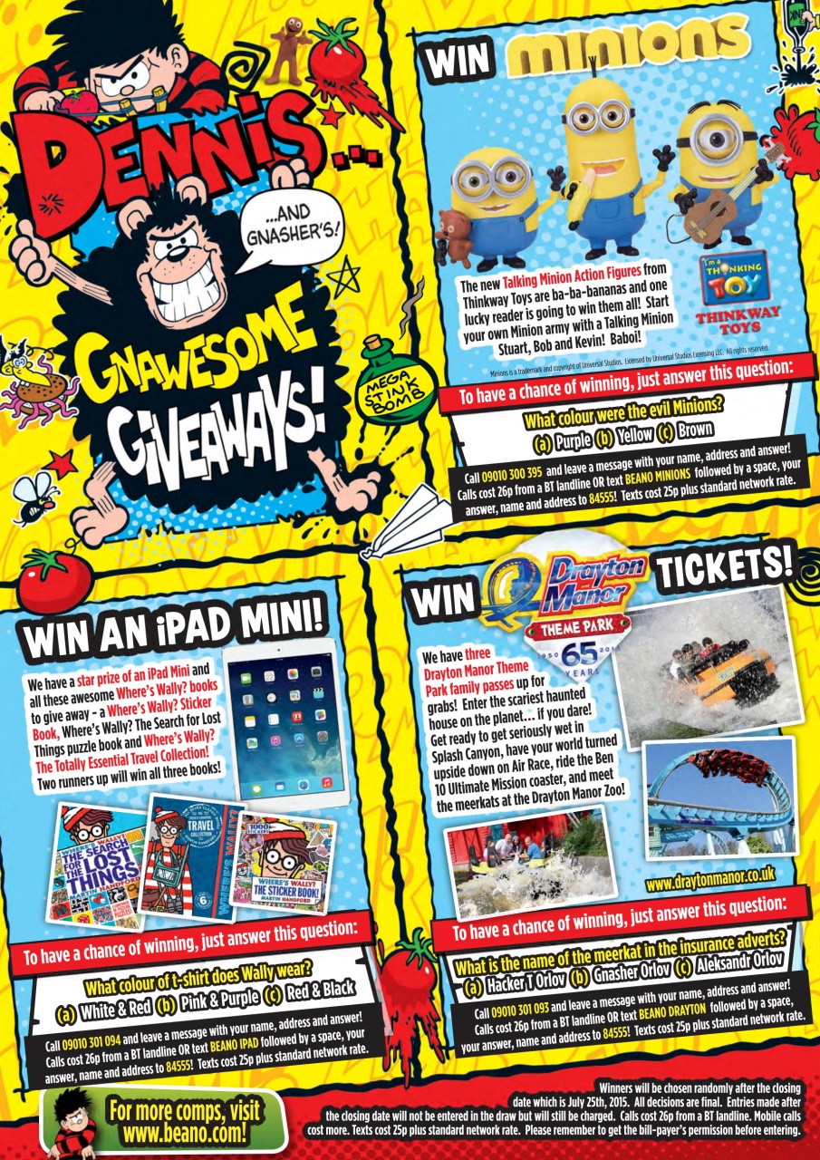 Beano Preview Pages
