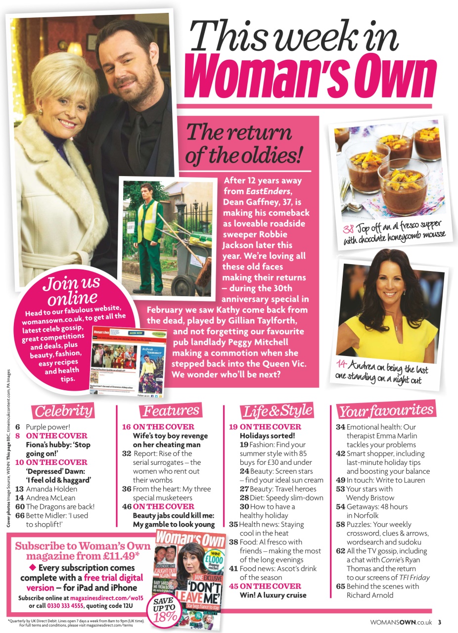 Woman's Own Preview Pages