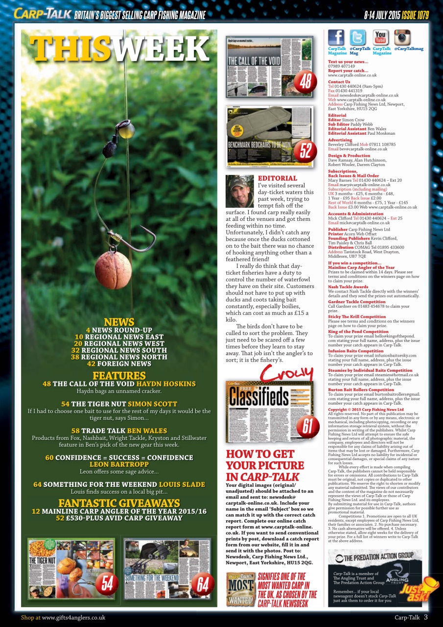 Carp-Talk Preview Pages