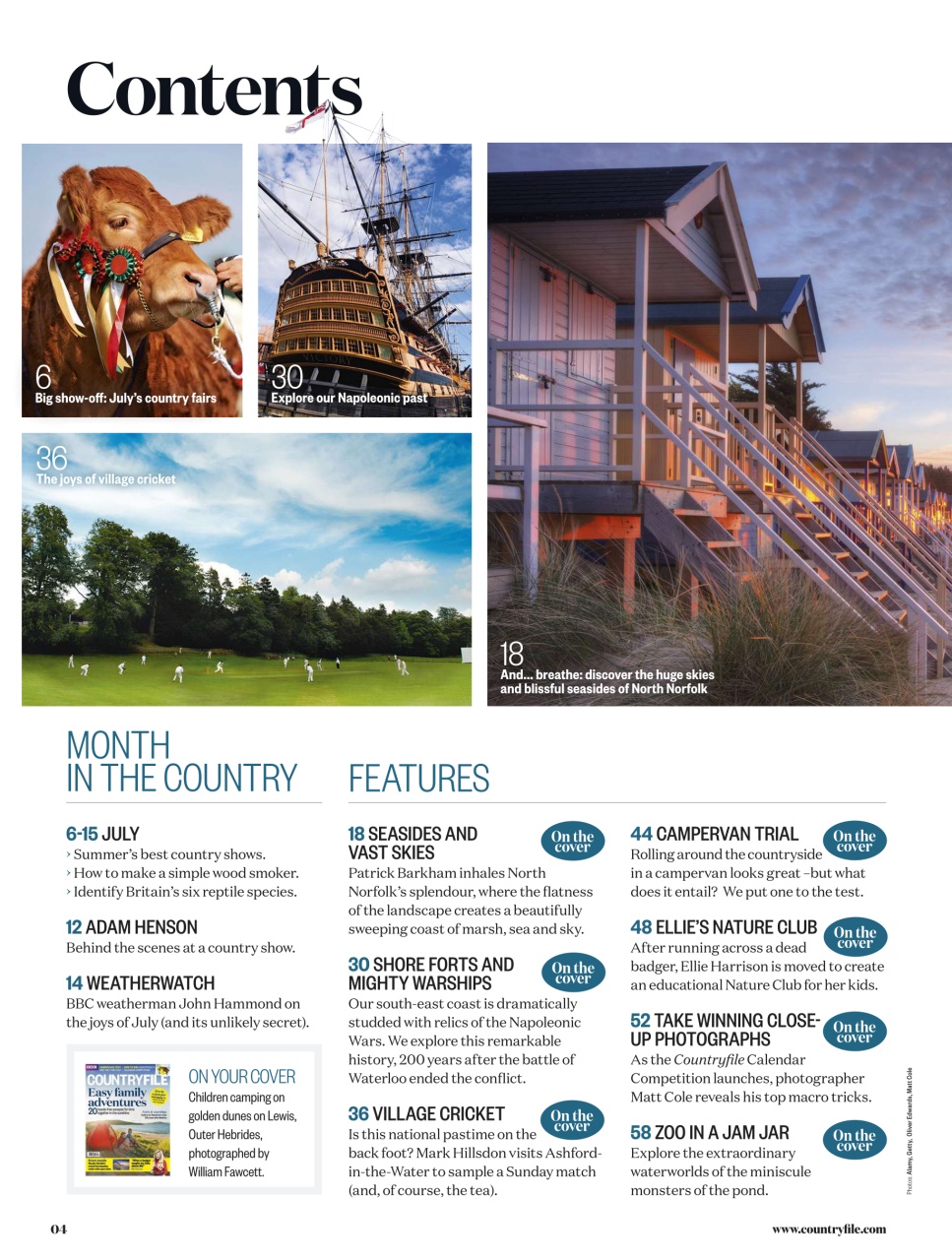 BBC Countryfile Magazine Preview Pages