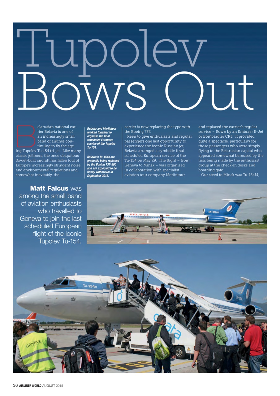 Airliner World Preview Pages