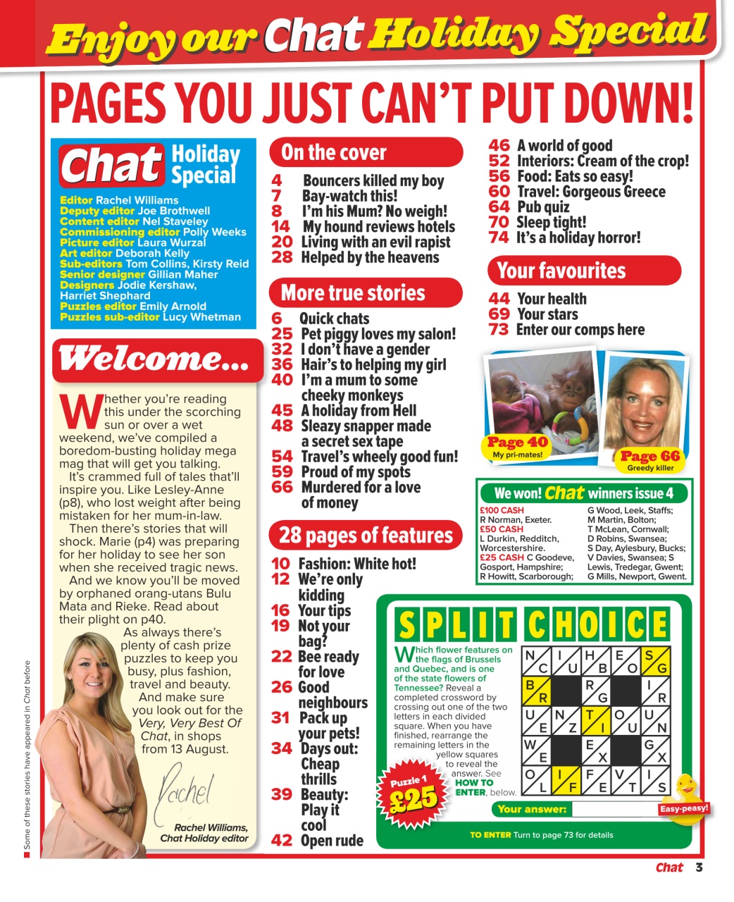 Chat Specials Preview Pages
