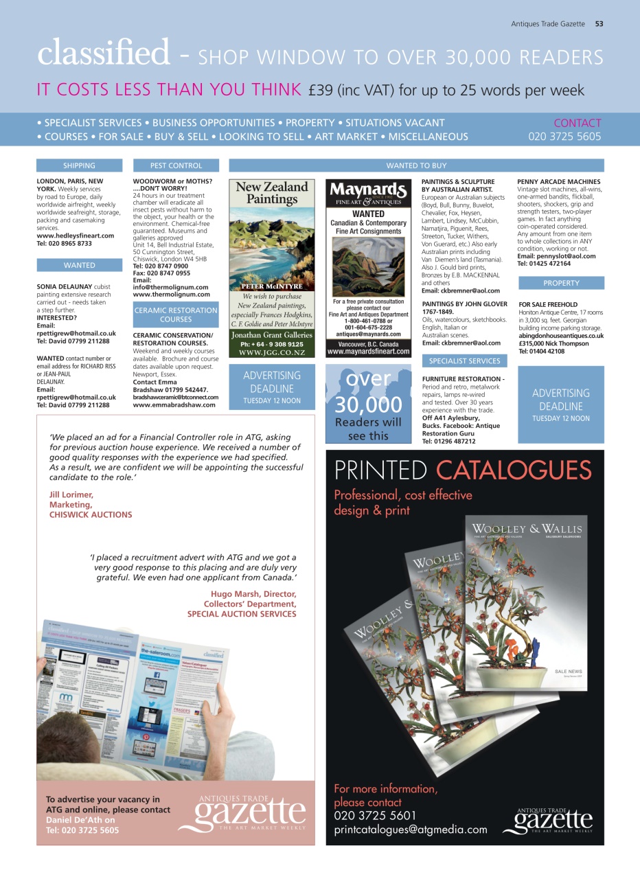 Antiques Trade Gazette Preview Pages