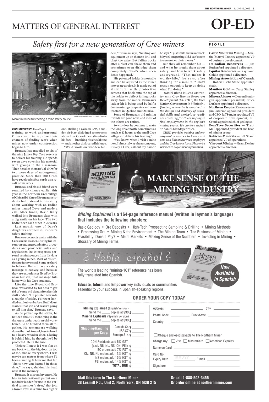 The Northern Miner Preview Pages